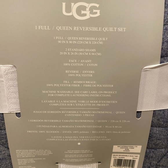 LAST ONE!  NWT UGG Milo Star Full/Queen Quilt Set - Picture 4 of 8